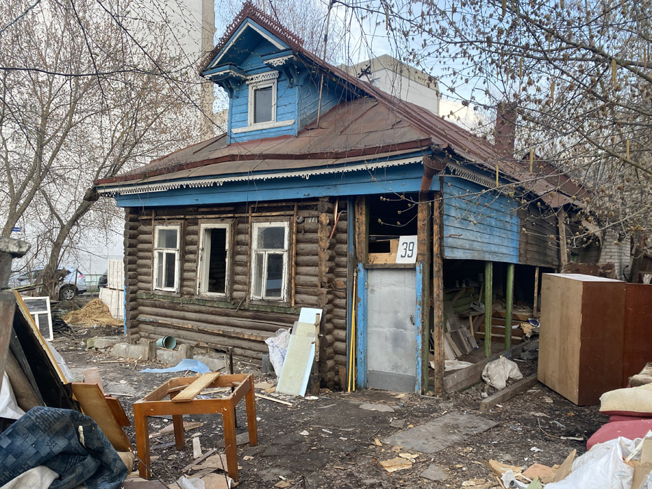 Демонтажные работы, деревянного дома улица Агрономическая Нижний Новгород