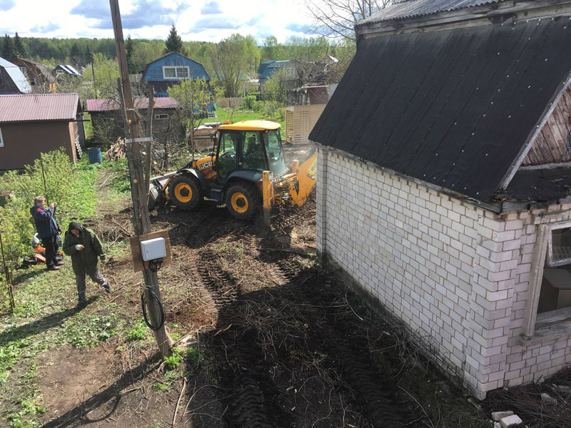 Демонтаж кирпичного дома, Арзамас