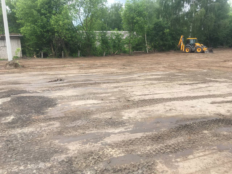 Выравнивание участка, Богородск